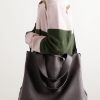 Large Intrecciato-Detailed Full-Grain Leather Tote Bag - E2