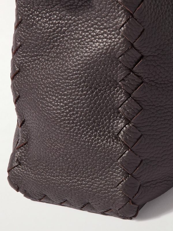 Medium Intrecciato Full-Grain Leather Messenger Bag - CU Medium Intrecciato Full-Grain Leather Messenger Bag - CU