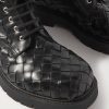 Haddock Intrecciato Leather Ankle Boots - CU Haddock Intrecciato Leather Ankle Boots - CU