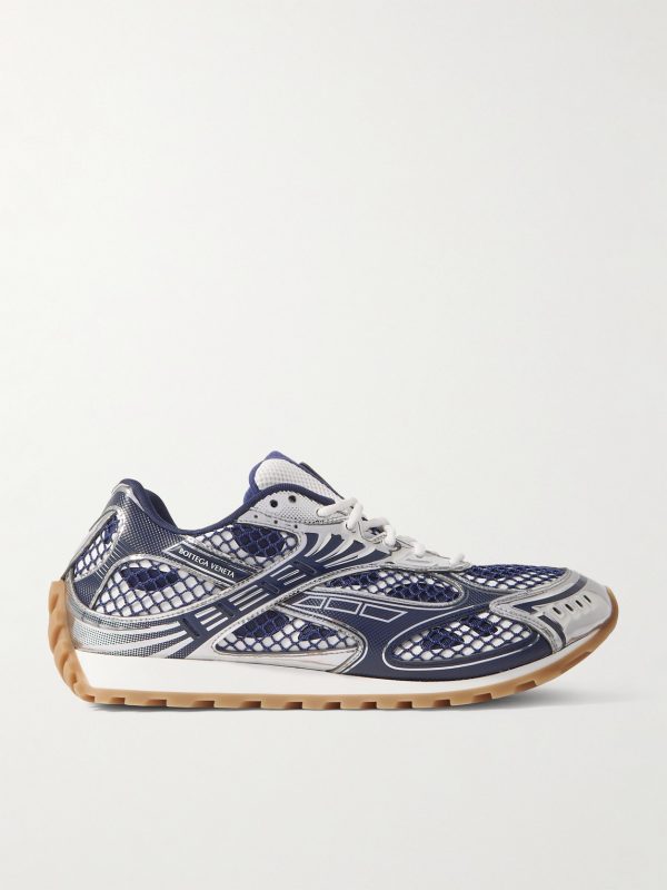 Orbit Metallic Rubber and Mesh Sneakers Orbit Metallic Rubber and Mesh Sneakers