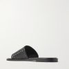 Intrecciato Leather Sandals - BK Intrecciato Leather Sandals - BK