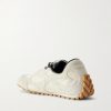 Orbit Leather and Shell-Trimmed Suede Sneakers - BK Orbit Leather and Shell-Trimmed Suede Sneakers - BK