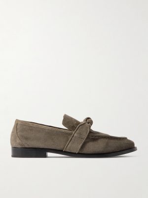 Astaire Knotted Suede Loafers
