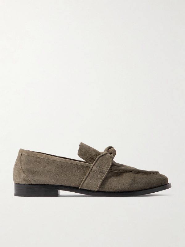 Astaire Knotted Suede Loafers Astaire Knotted Suede Loafers