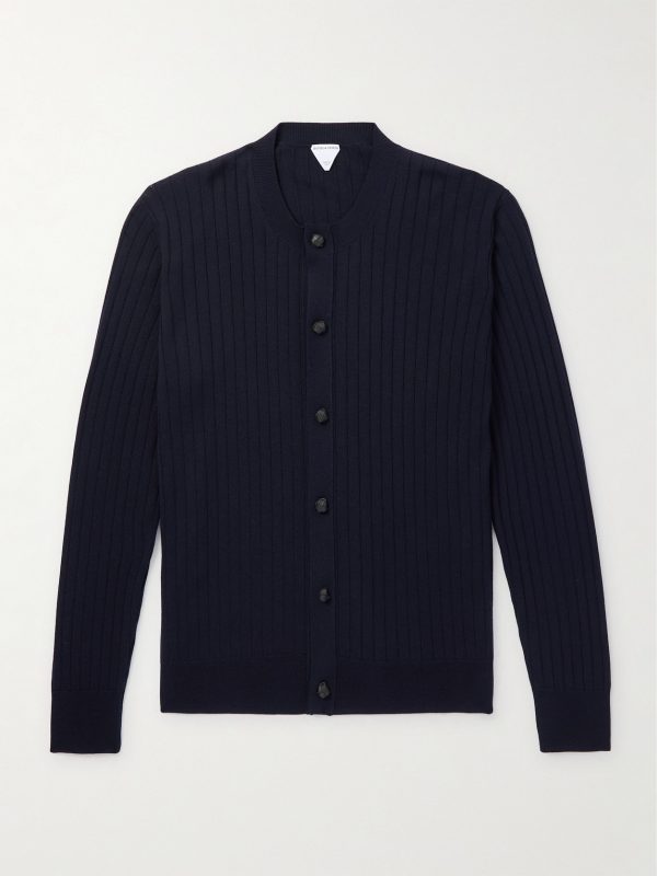 Ribbed Wool Cardigan Ribbed Wool Cardigan
