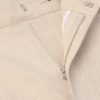 Straight-Leg Pleated Linen and Cotton-Blend Twill Shorts - E1