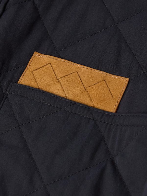 Intrecciato Suede-Trimmed Quilted Cotton-Blend Overshirt - E1