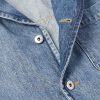 Intrecciato Leather-Panelled Denim Jacket - CU Intrecciato Leather-Panelled Denim Jacket - CU