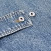 Intrecciato Leather-Panelled Denim Jacket - E1 Intrecciato Leather-Panelled Denim Jacket - E1