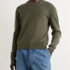 Intrecciato Suede-Trimmed Cashmere-Blend Sweater - FR