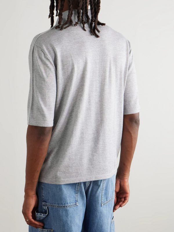 Wool Polo Shirt - BK Wool Polo Shirt - BK