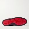 Louis Junior Grosgrain-Trimmed Suede Sneakers - E1 Louis Junior Grosgrain-Trimmed Suede Sneakers - E1