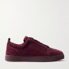 Louis Junior Grosgrain-Trimmed Suede Sneakers Louis Junior Grosgrain-Trimmed Suede Sneakers