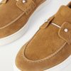 Embellished Suede Boat Shoes - CU