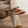Embellished Suede Boat Shoes - OU