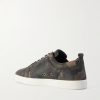 Louis Junior Camouflage-Print Nubuck Sneakers - BK