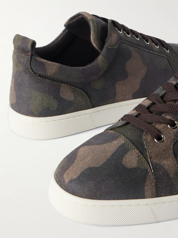 Louis Junior Camouflage-Print Nubuck Sneakers - CU