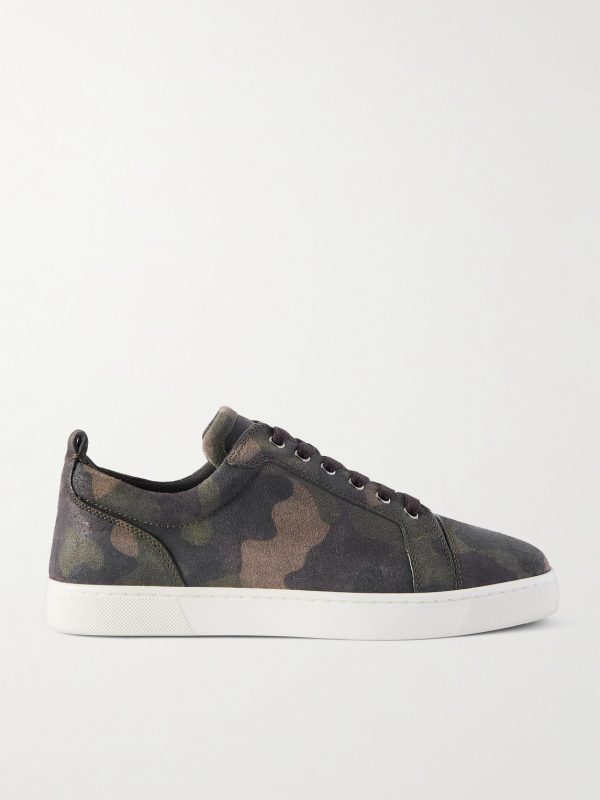 Louis Junior Camouflage-Print Nubuck Sneakers