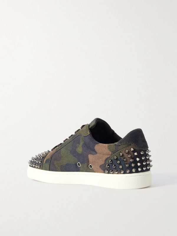 Seavaste 2 Studded Camouflage-Print Canvas Sneakers - BK Seavaste 2 Studded Camouflage-Print Canvas Sneakers - BK