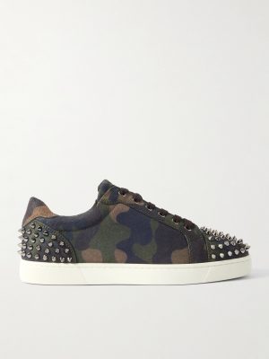 Seavaste 2 Studded Camouflage-Print Canvas Sneakers Seavaste 2 Studded Camouflage-Print Canvas Sneakers