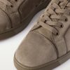Louis Junior Grosgrain-Trimmed Suede Sneakers - CU