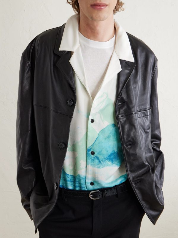 Paradise Camp-Collar Printed Lyocell Shirt - CU Paradise Camp-Collar Printed Lyocell Shirt - CU
