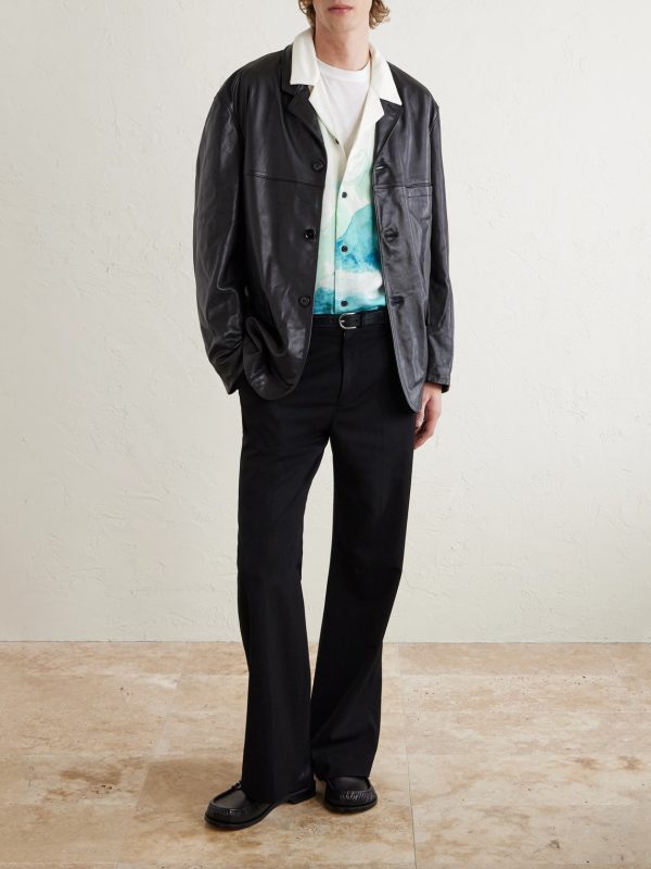 Paradise Camp-Collar Printed Lyocell Shirt - OU Paradise Camp-Collar Printed Lyocell Shirt - OU