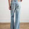Rangi Straight-Leg Distressed Jeans - BK Rangi Straight-Leg Distressed Jeans - BK