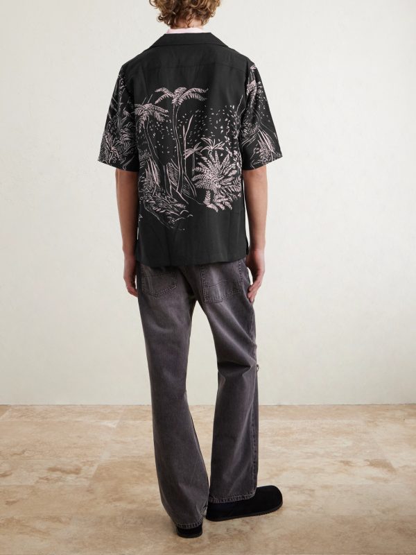 Waihi Tapu Printed Lyocell Shirt - BK