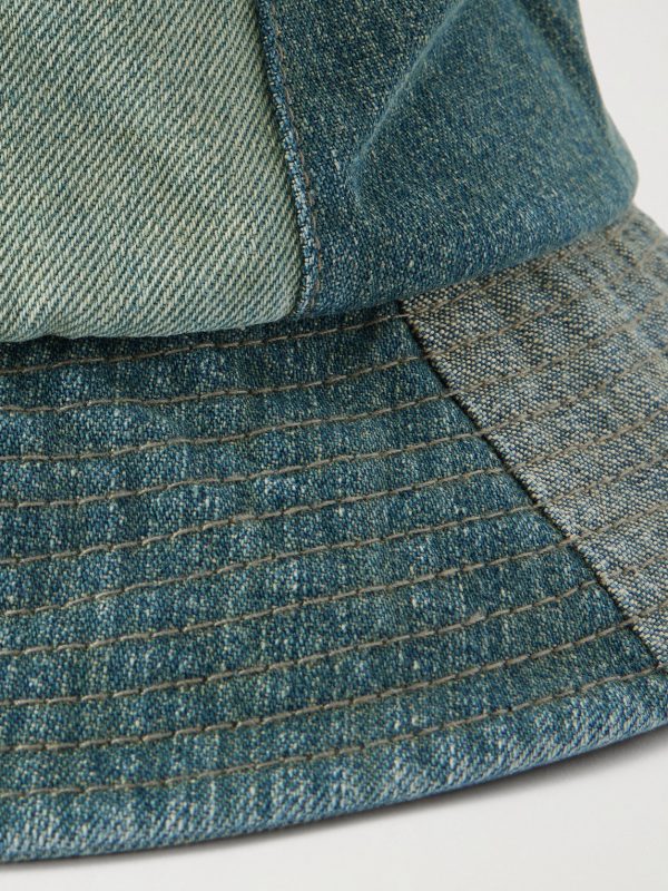 Patchwork Denim Bucket Hat - CU Patchwork Denim Bucket Hat - CU