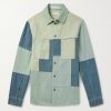 Patchwork Denim Shirt Patchwork Denim Shirt