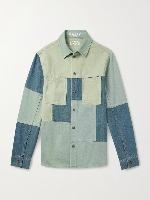 Patchwork Denim Shirt Patchwork Denim Shirt