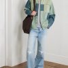 Patchwork Denim Shirt - OU Patchwork Denim Shirt - OU