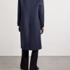 Waldorf Double-Breasted Pinstriped Virgin Wool Coat - BK Waldorf Double-Breasted Pinstriped Virgin Wool Coat - BK