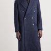 Waldorf Double-Breasted Pinstriped Virgin Wool Coat - FR Waldorf Double-Breasted Pinstriped Virgin Wool Coat - FR