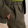 Morris Pleated Straight-Leg Houndstooth Wool Trousers - E1 Morris Pleated Straight-Leg Houndstooth Wool Trousers - E1