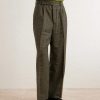 Morris Pleated Straight-Leg Houndstooth Wool Trousers - FR Morris Pleated Straight-Leg Houndstooth Wool Trousers - FR