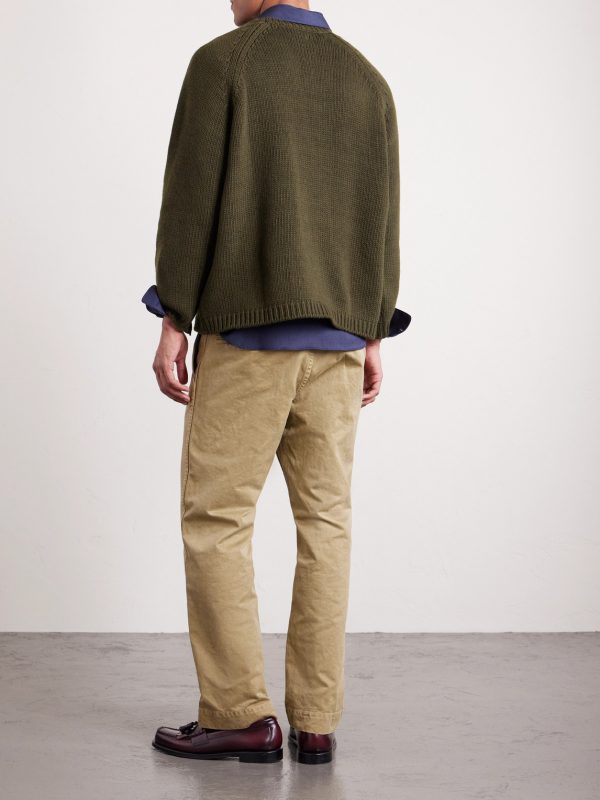 Ribbed-Knit Cashmere Sweater - BK Ribbed-Knit Cashmere Sweater - BK