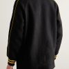 Reversible Logo-Appliquéd Wool and Satin Jacket - BK Reversible Logo-Appliquéd Wool and Satin Jacket - BK