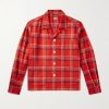 Gable Camp-Collar Checked Wool Overshirt Gable Camp-Collar Checked Wool Overshirt