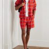 Gable Camp-Collar Checked Wool Overshirt - OU Gable Camp-Collar Checked Wool Overshirt - OU
