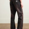 Knolly Brook Straight-Leg Waxed-Cotton Trousers - BK
