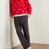 Knolly Brook Straight-Leg Waxed-Cotton Trousers - OU