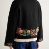 Aquitaine Beaded Wool Jacket - BK