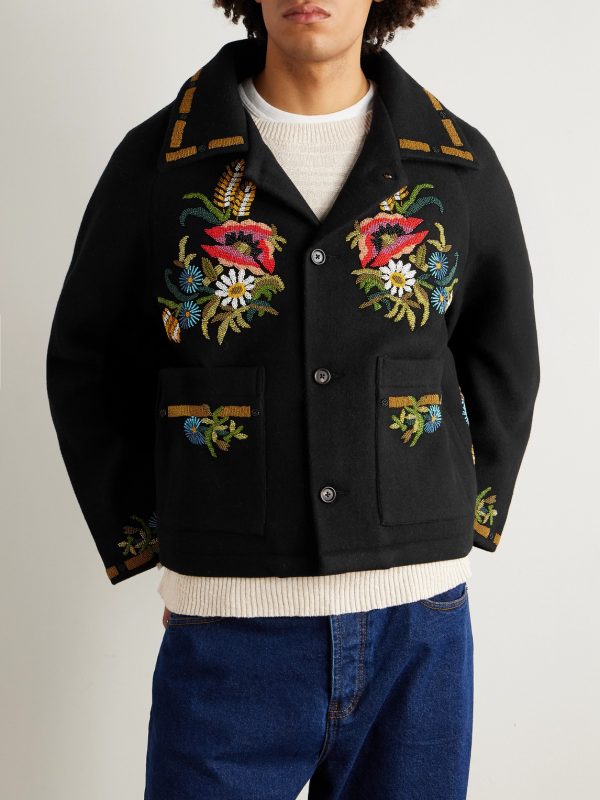 Aquitaine Beaded Wool Jacket - FR