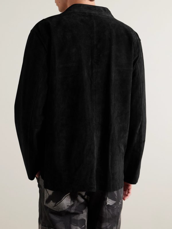 Suede Overshirt - BK Suede Overshirt - BK