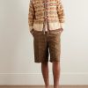Marzipan Jacquard-Knit Wool Cardigan - OU