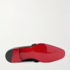 Dandydeco Grosgrain-Trimmed Patent-Leather Loafers - E1 Dandydeco Grosgrain-Trimmed Patent-Leather Loafers - E1