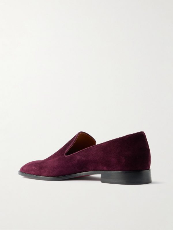 Danny Flex Grosgrain-Trimmed Suede Loafers - BK Danny Flex Grosgrain-Trimmed Suede Loafers - BK