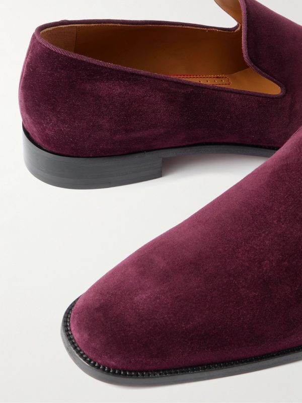 Danny Flex Grosgrain-Trimmed Suede Loafers - CU Danny Flex Grosgrain-Trimmed Suede Loafers - CU